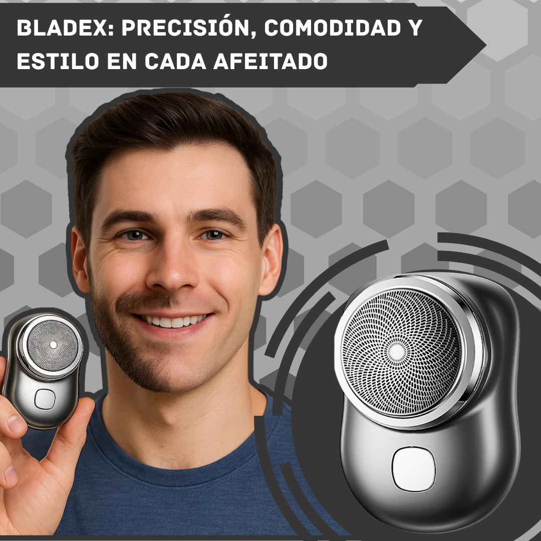 BLADEX | AFEITADO PRECISO Y RÁPIDO + CARGADOR USB INCLUIDO
