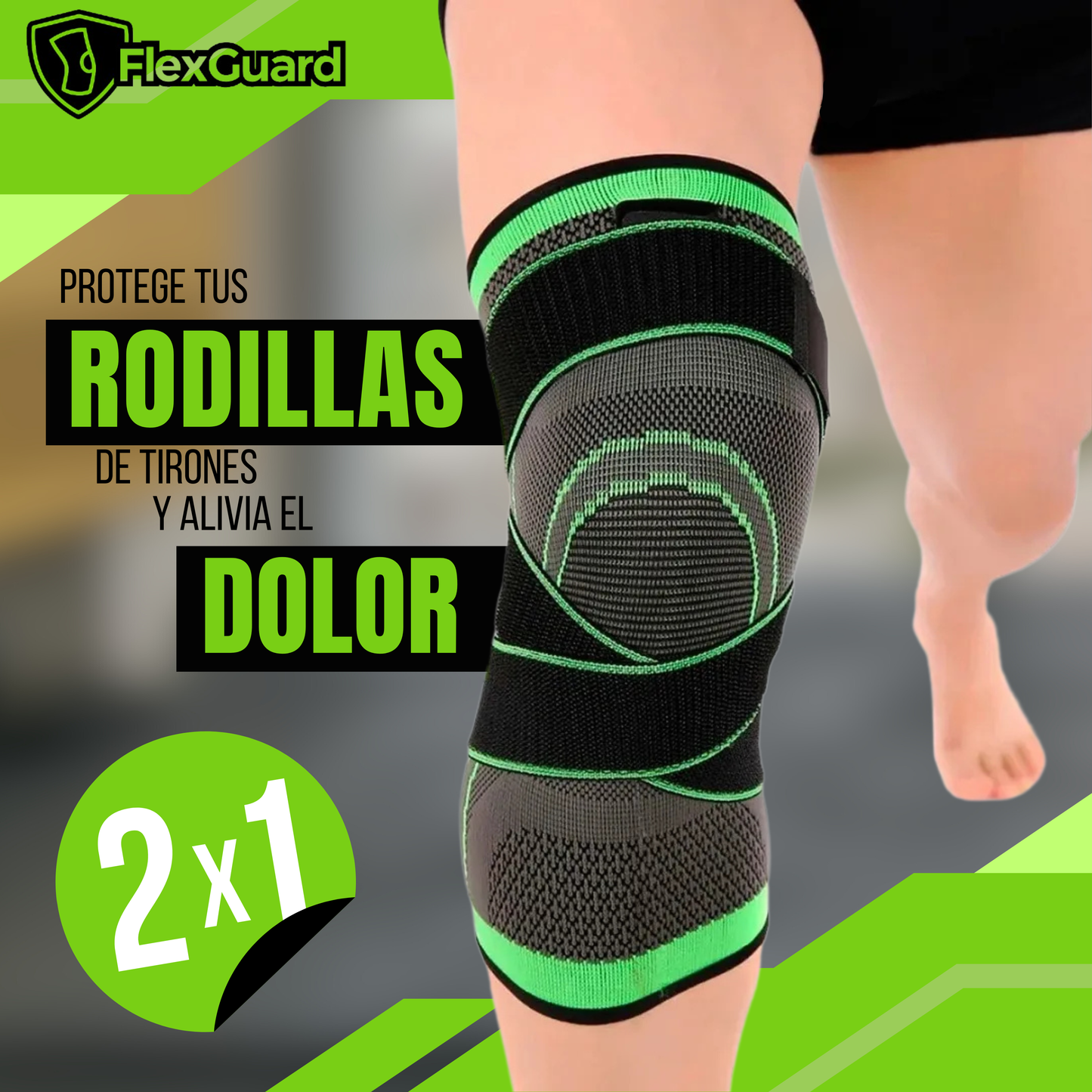 FLEXGUARD | COMODIDAD Y SOPORTE PARA TU RODILLA OFERTA 2X1