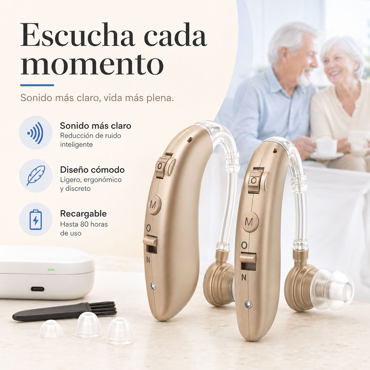 Amplificador Audifono De Sonido sordera