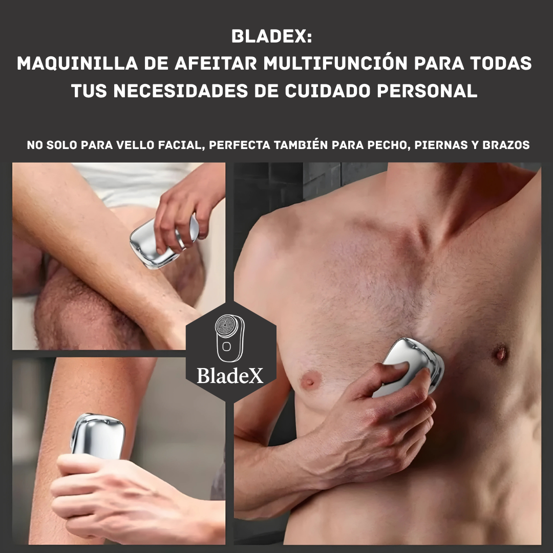BLADEX | AFEITADO PRECISO Y RÁPIDO + CARGADOR USB INCLUIDO