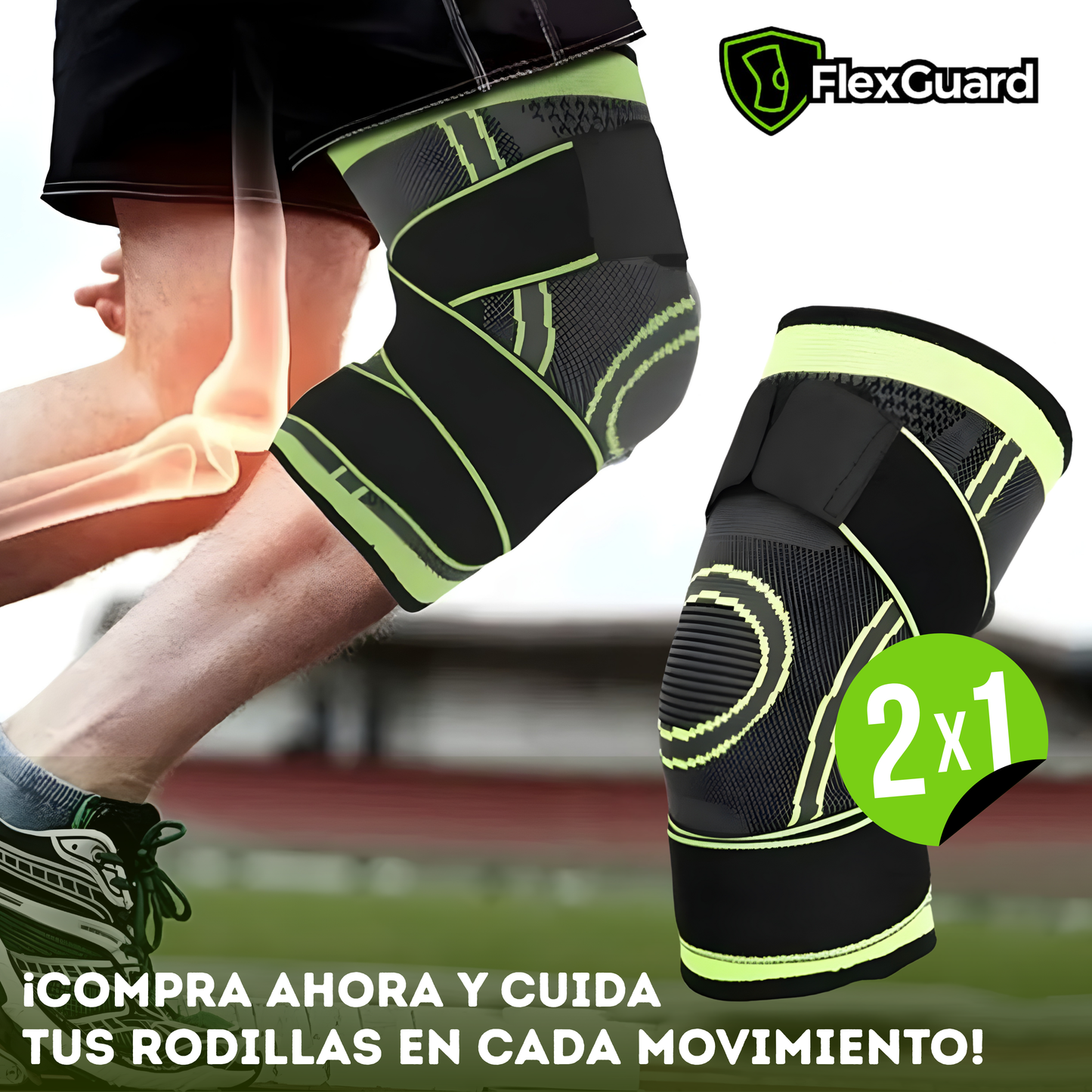 FLEXGUARD | COMODIDAD Y SOPORTE PARA TU RODILLA OFERTA 2X1