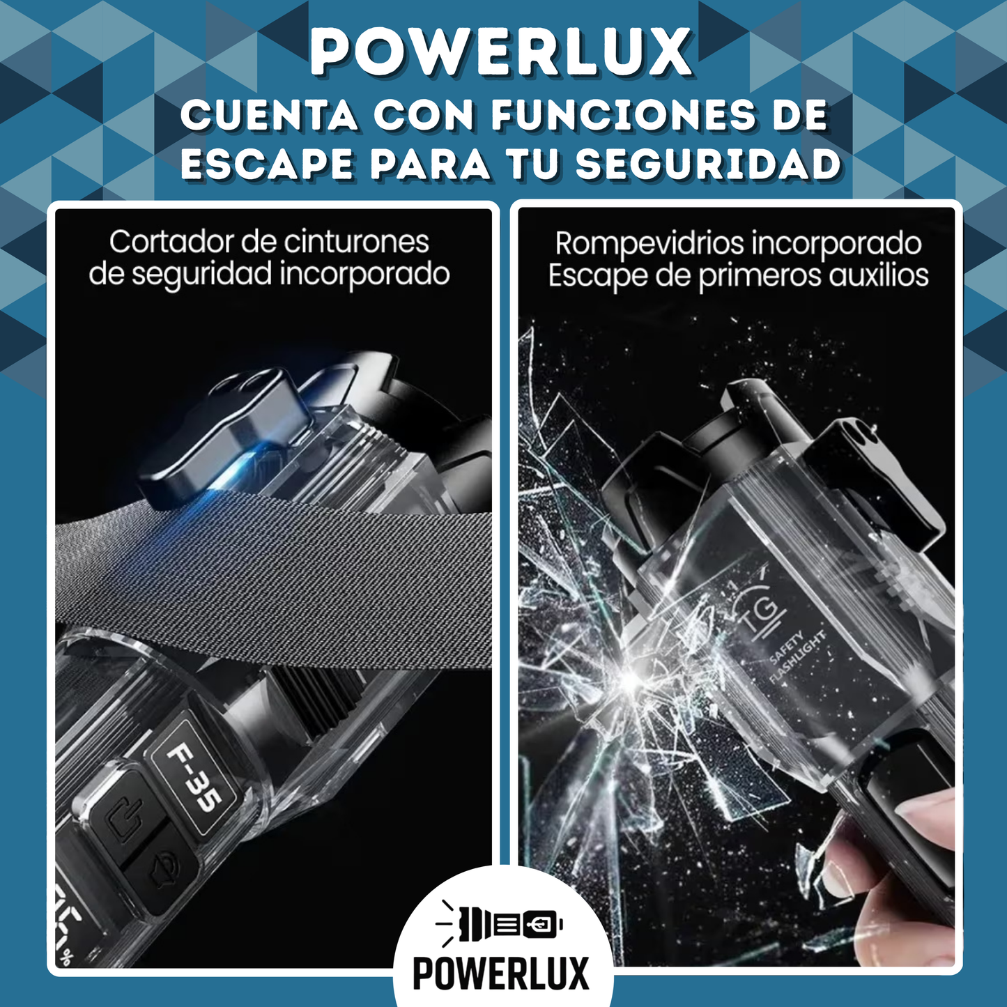 POWERLUX | LUZ INTENSA Y SEGURIDAD EN CUALQUIER SITUACIÓN