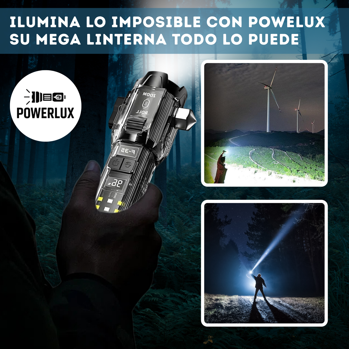 POWERLUX | LUZ INTENSA Y SEGURIDAD EN CUALQUIER SITUACIÓN