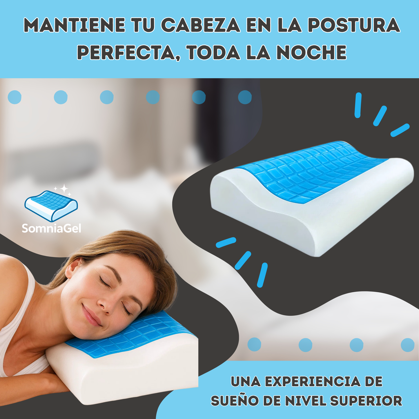 SOMNIAGEL | CONFORT Y DESCANSO PROFUNDO TODA LA NOCHE
