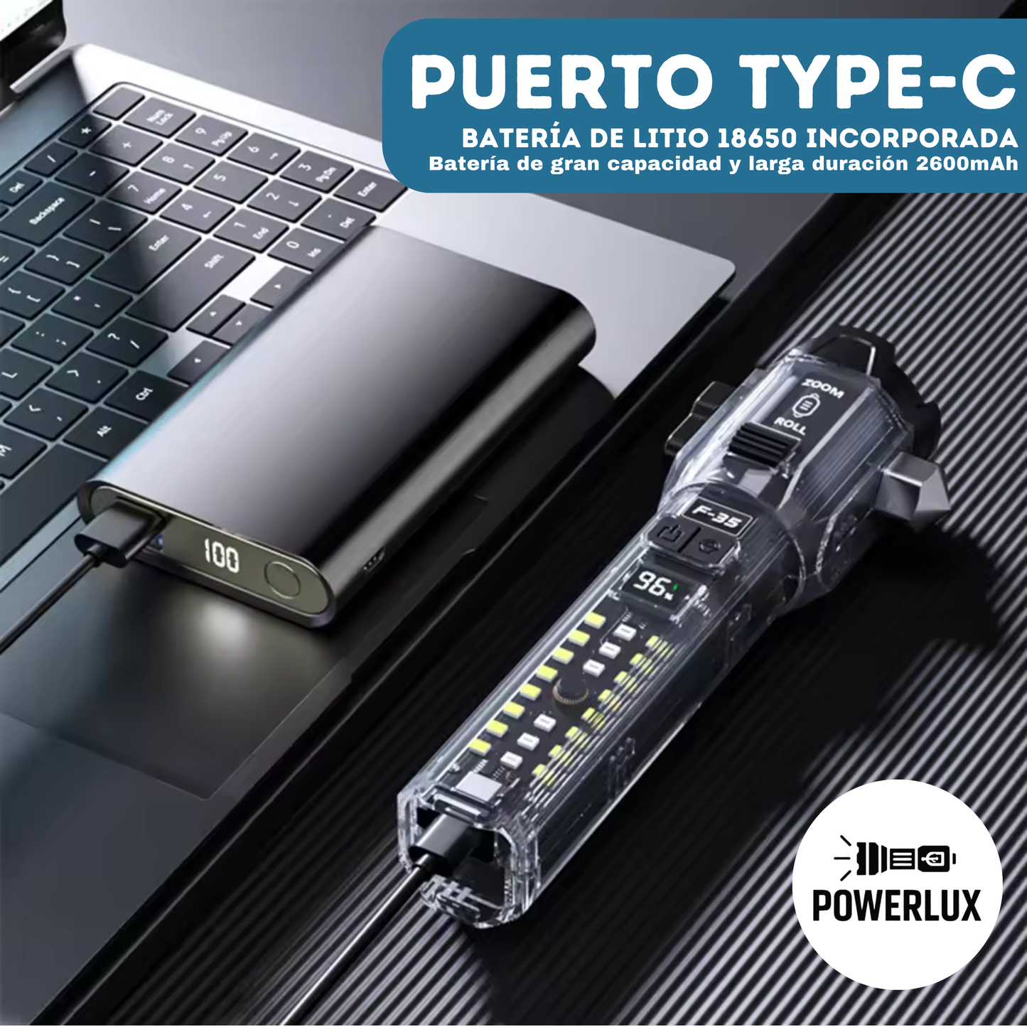 POWERLUX | LUZ INTENSA Y SEGURIDAD EN CUALQUIER SITUACIÓN
