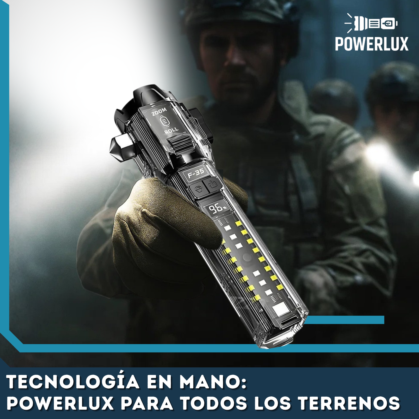 POWERLUX | LUZ INTENSA Y SEGURIDAD EN CUALQUIER SITUACIÓN