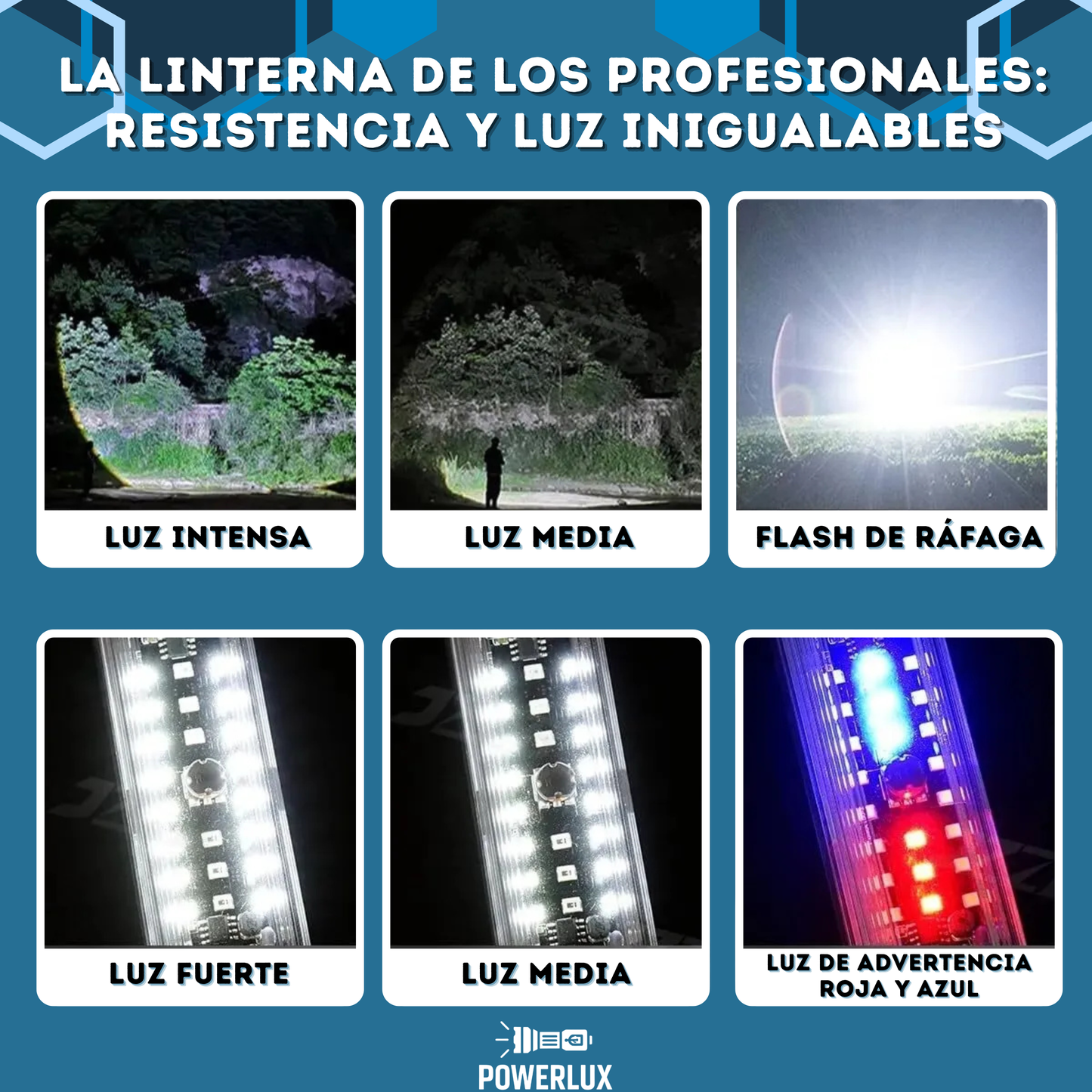 POWERLUX | LUZ INTENSA Y SEGURIDAD EN CUALQUIER SITUACIÓN