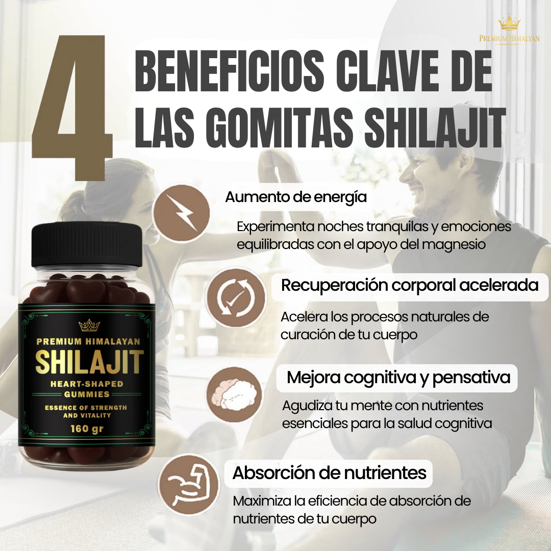 GOMITAS SHILAJIT | ENERGÍA NATURAL, ENFOQUE Y RENDIMIENTO