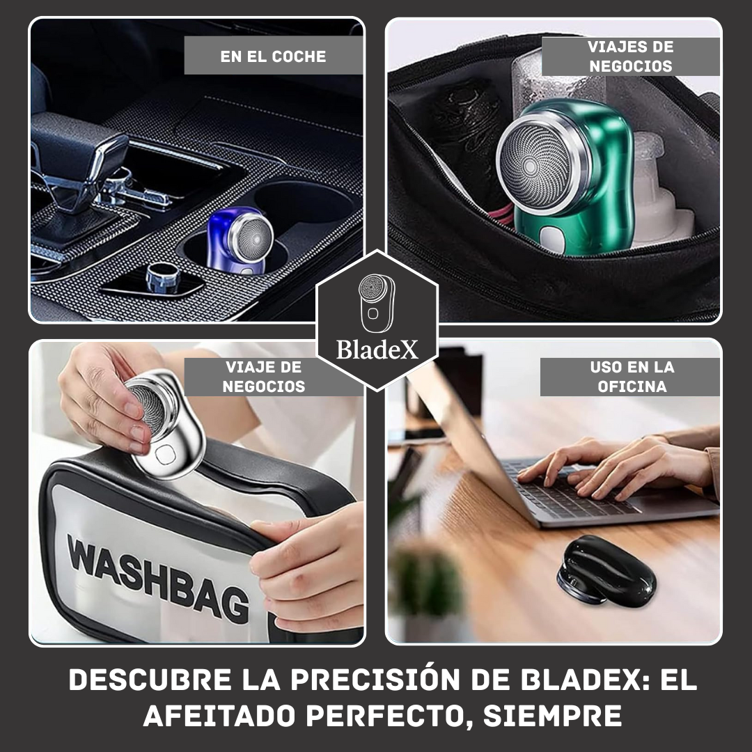 BLADEX | AFEITADO PRECISO Y RÁPIDO + CARGADOR USB INCLUIDO