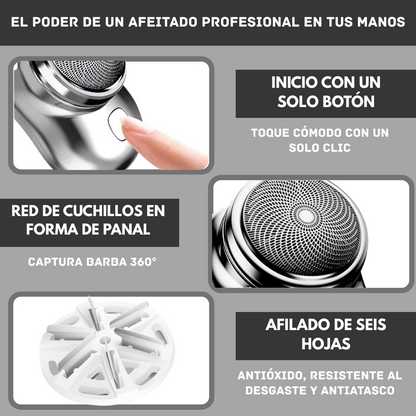 BLADEX | AFEITADO PRECISO Y RÁPIDO + CARGADOR USB INCLUIDO