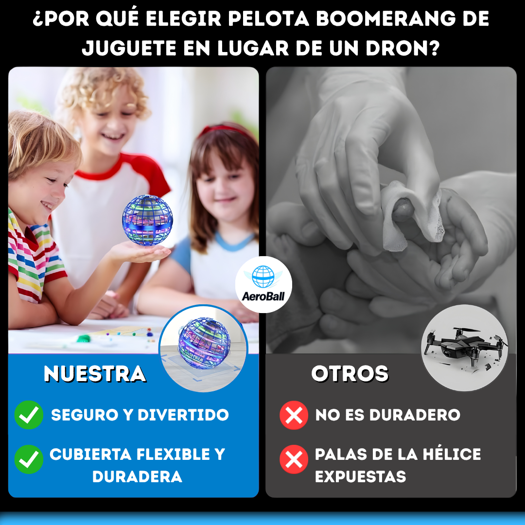 AEROBALL | JUEGO, LUCES Y GIROS QUE DESPIERTAN TU CREATIVIDAD